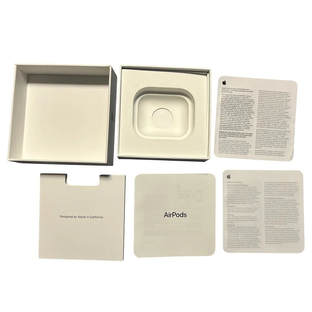 AirPods EMPTY Box Only Original Apple Packaging Inserts Tray Case‎ Holder Set
